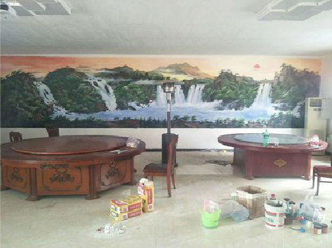 洛阳墙绘-写实风景