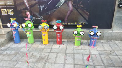 洛阳商业区彩绘