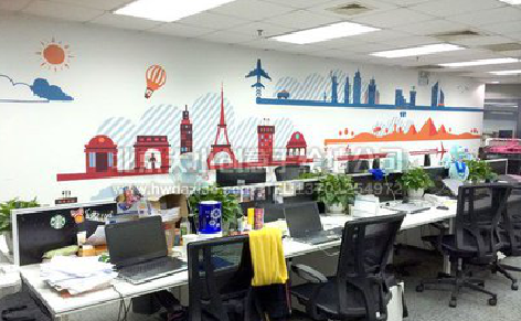 洛阳教你设计办公室墙绘的方法。