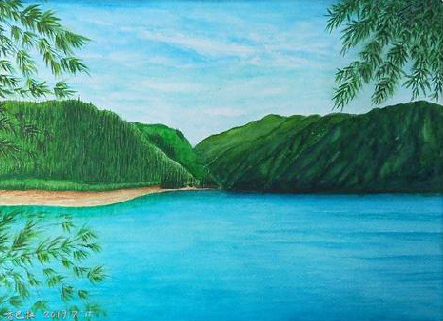 洛阳在墙绘中，如何绘画绿水青山？