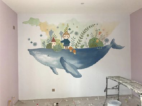 洛阳手绘墙的特点及优势。